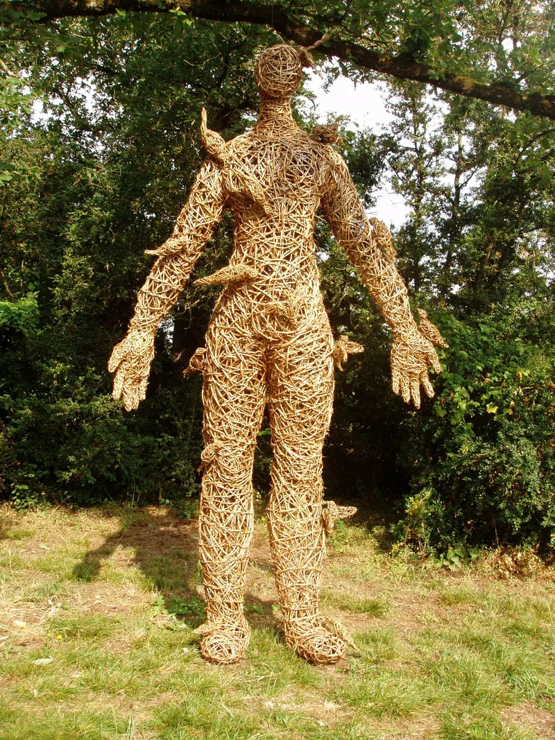 The Bird Man - Installation (2012) - Wild clematis by Véronique Matteudi